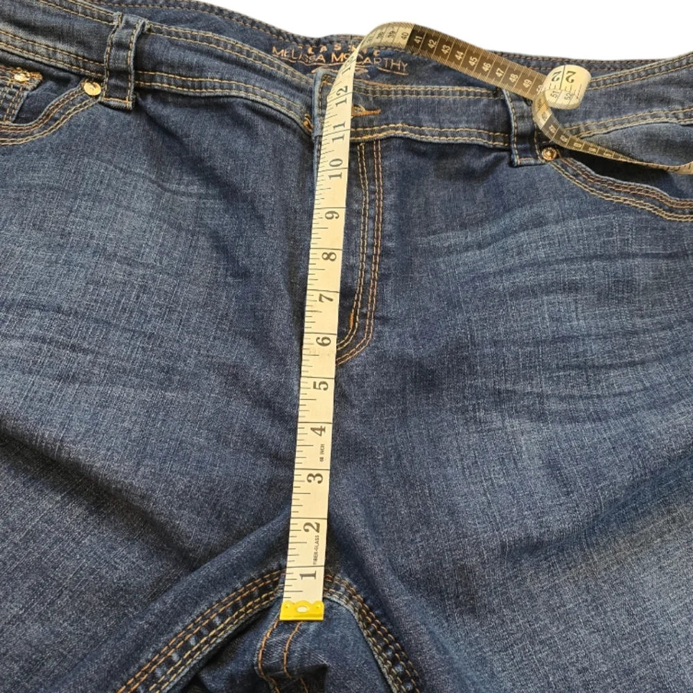 Melissa McCartney Seven7 Bermuda Denim Jean Shorts Plus‎ Size 26